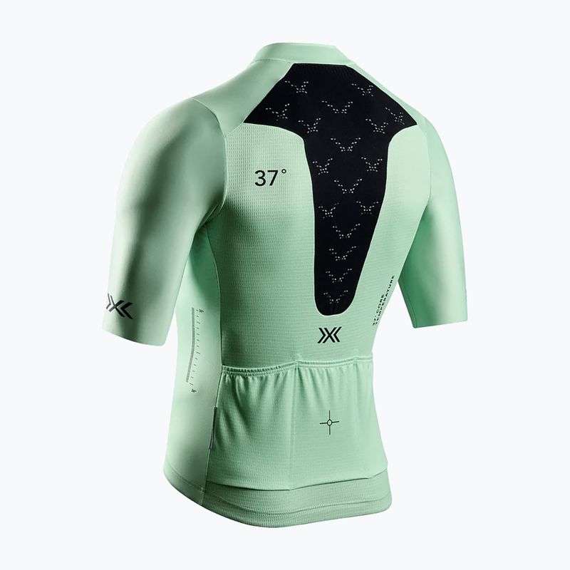 Pánsky cyklistický dres X-Bionic Corefusion Ride Jersey digital lime 2
