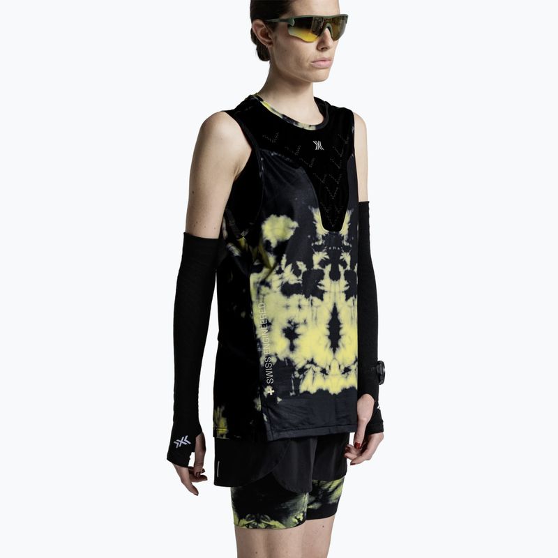 Bežecké tričko X-Bionic Corefusion Run Tank tie dye electric energy 4