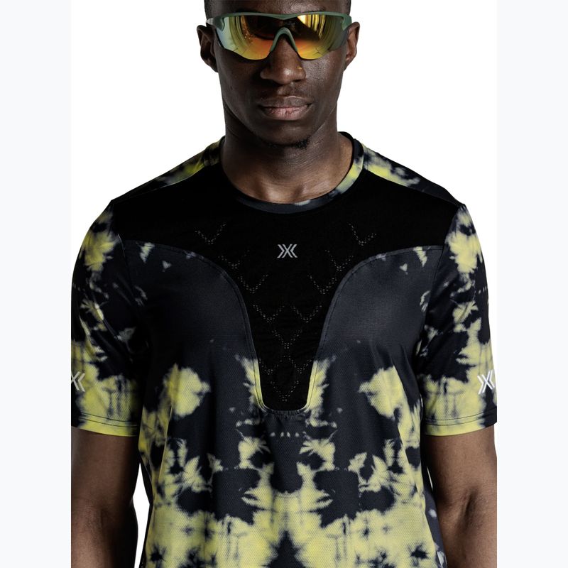 Pánske bežecké tričko X-Bionic Corefusion Run tie dye electric energy 5