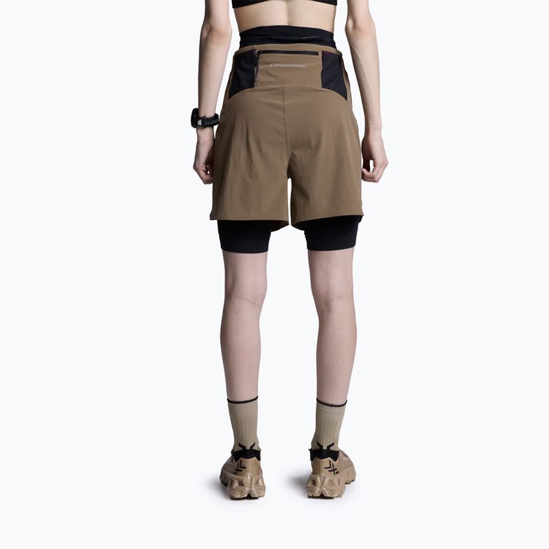 Bežecké šortky X-Bionic Corefusion Run Perform dark sand 3