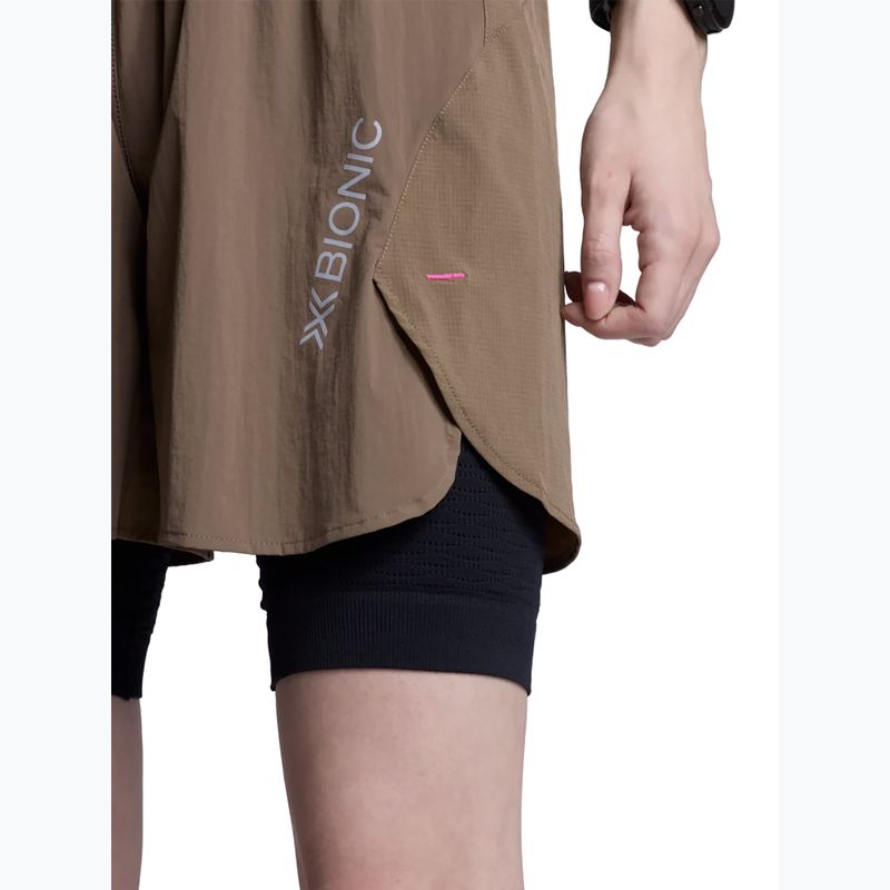 Bežecké šortky X-Bionic Corefusion Run Perform dark sand 5