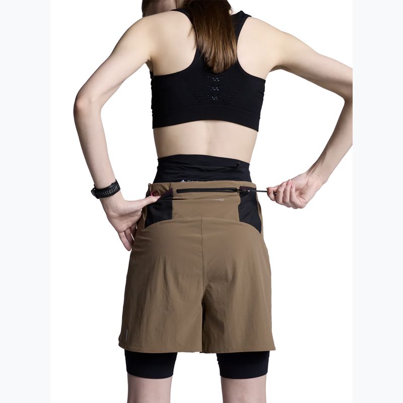 Bežecké šortky X-Bionic Corefusion Run Perform dark sand 8