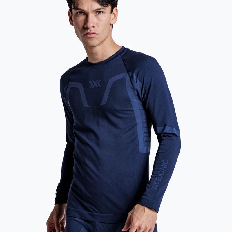 Pánska termo mikina X-Bionic X-Ential Baselayer LS marine 6