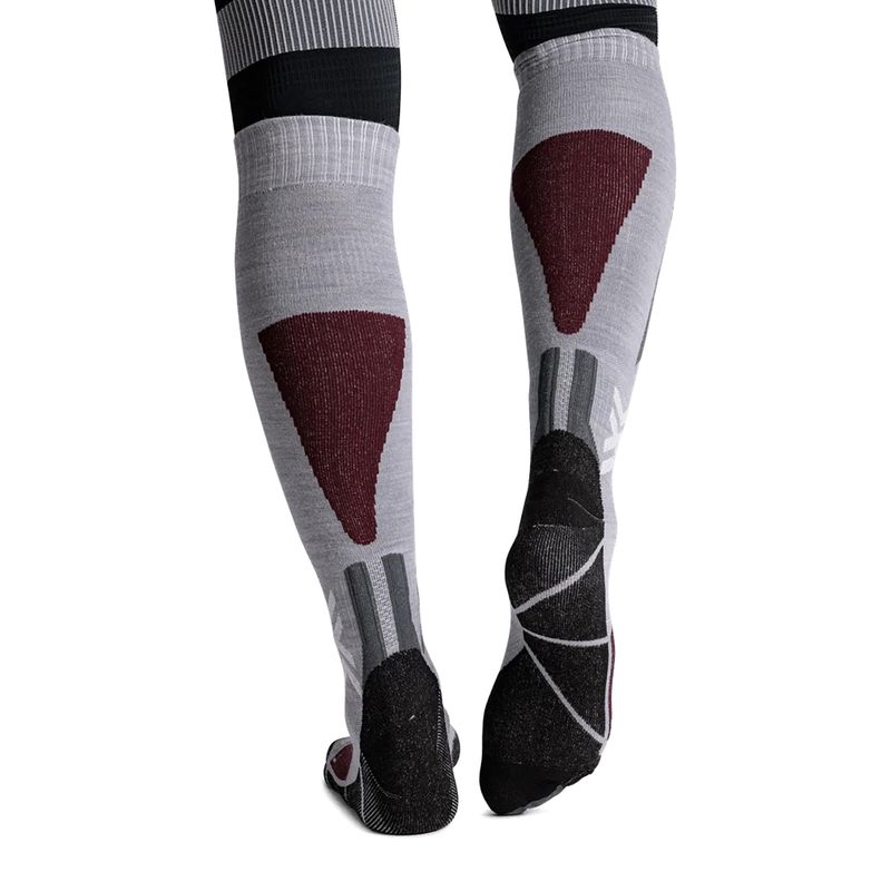 Lyžiarske ponožky X-Socks Ski Discover Merino Otc silver grey 3
