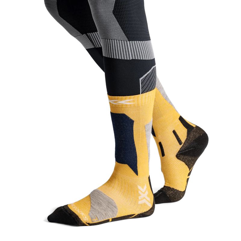 Detské lyžiarske ponožky X-Socks Ski Discover Otc yellow 4