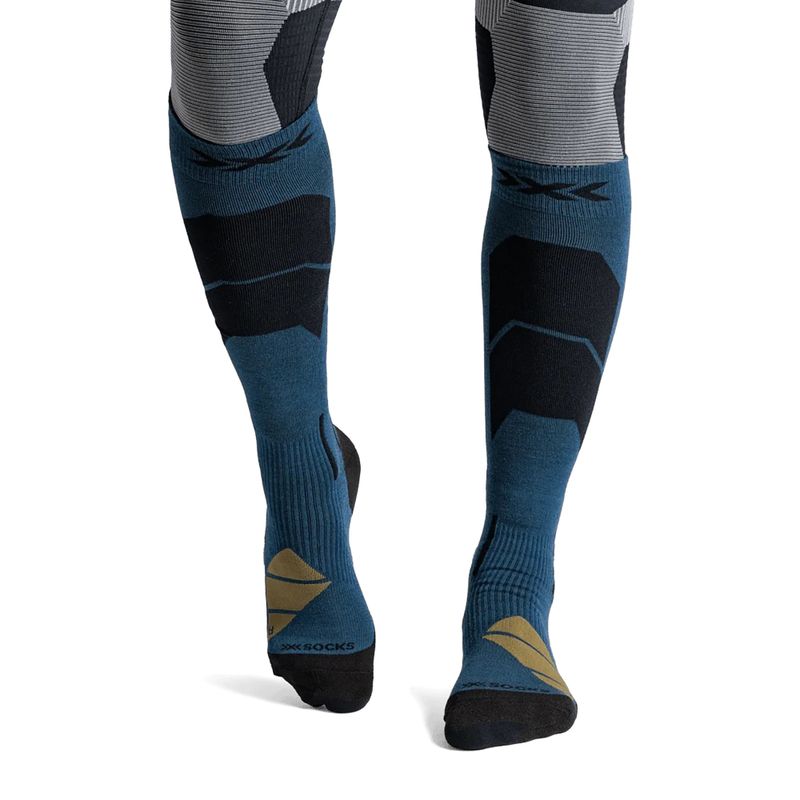 Lyžiarske ponožky X-Socks Ski Perform Merino Otc neo navy 2