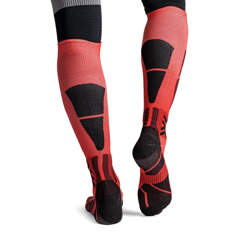 Lyžiarske ponožky X-Socks Ski Perform Otc hot red 3
