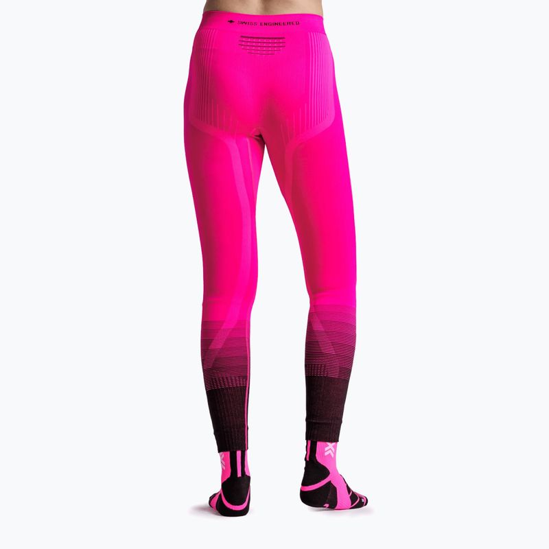Dámske termonohavice X-Bionic Invent Graphics fluo pink/x white 2