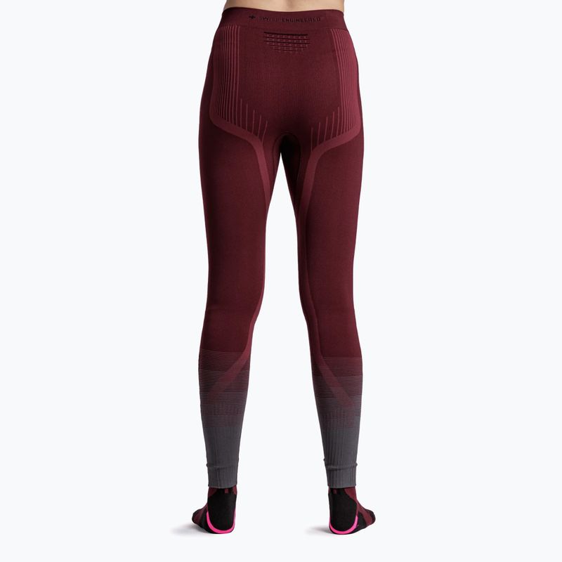 Dámske termonohavice X-Bionic Invent Graphics oxide red/x black 2