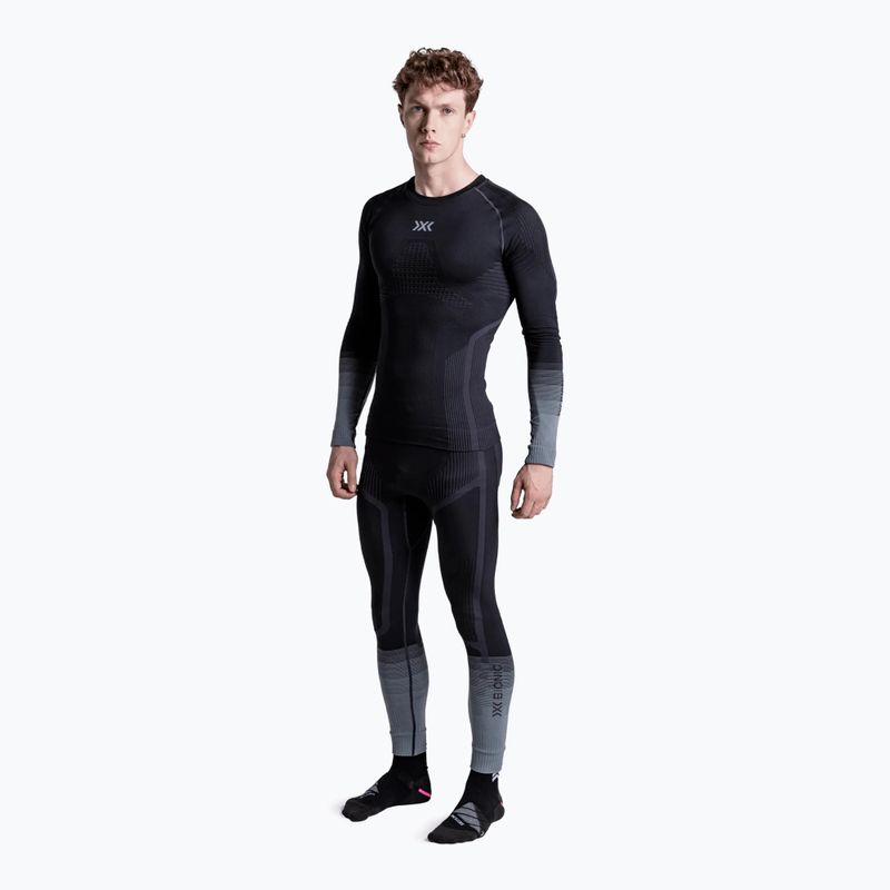 Pánska termo mikina X-Bionic Invent Graphics LS x black/dark grey 2