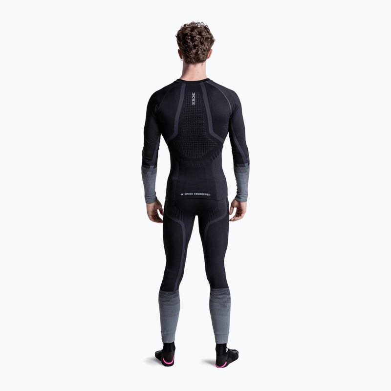 Pánska termo mikina X-Bionic Invent Graphics LS x black/dark grey 4