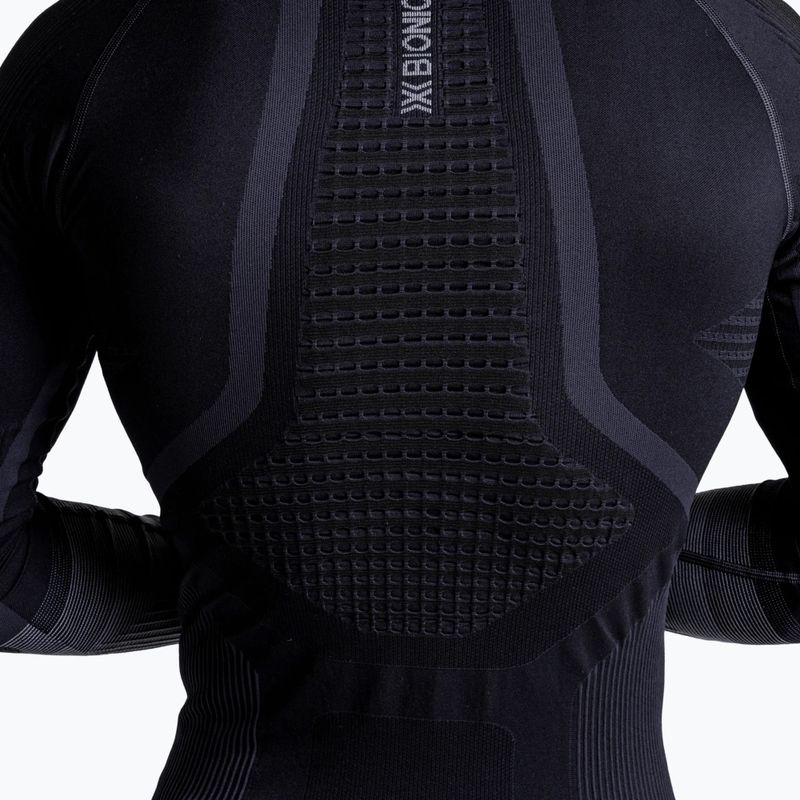 Pánska termo mikina X-Bionic Invent Graphics LS x black/dark grey 7