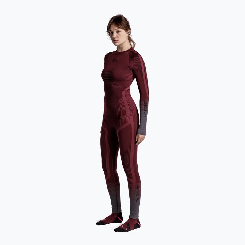 Dámska termo bielizeň X-Bionic Invent Graphics LS oxide red/x black 2