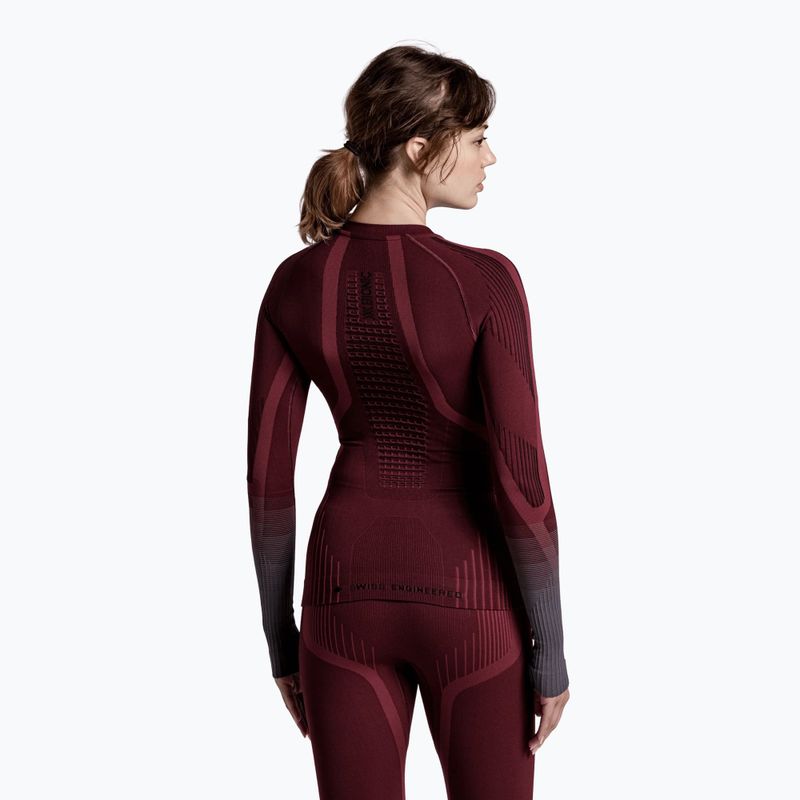 Dámska termo bielizeň X-Bionic Invent Graphics LS oxide red/x black 3