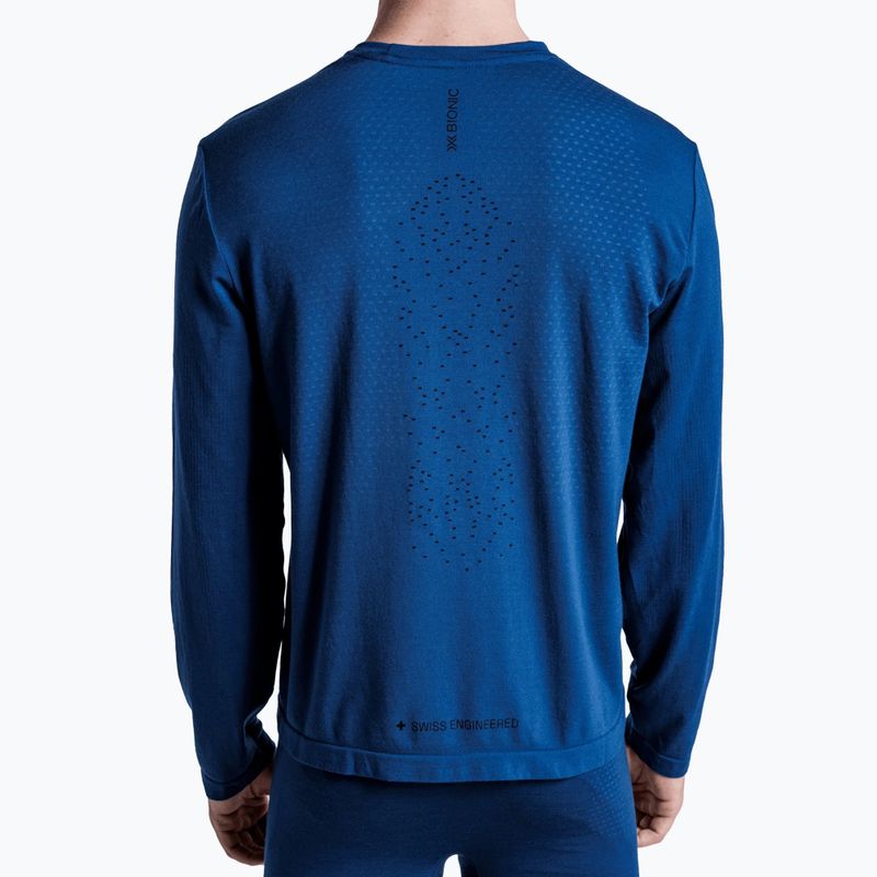 Pánska termo mikina X-Bionic Mightywool Light Shirt neo navy 3