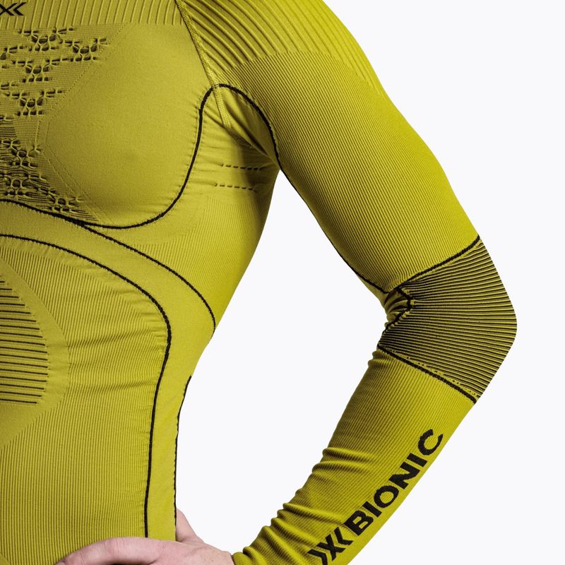 Pánska termo mikina X-Bionic Energy Accumulator 4.0 moss green 7
