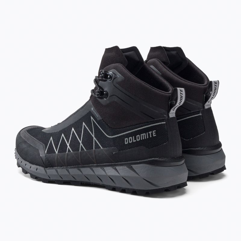 Pánske trekové topánky Dolomite Croda Nera Hi GTX black 4