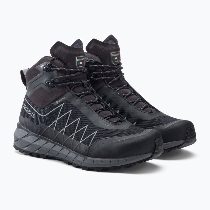 Pánske trekové topánky Dolomite Croda Nera Hi GTX black 5