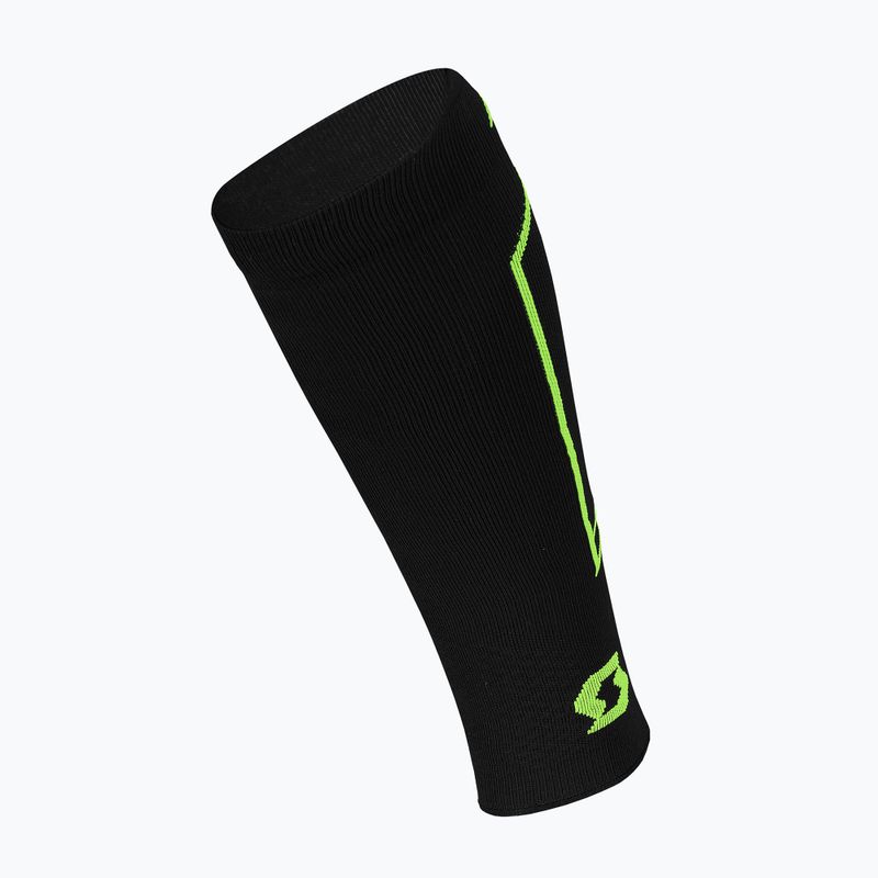 Kompresné návleky na lýtka SCOTT RC Compression Calf čierna/bezpečnostná žltá 2