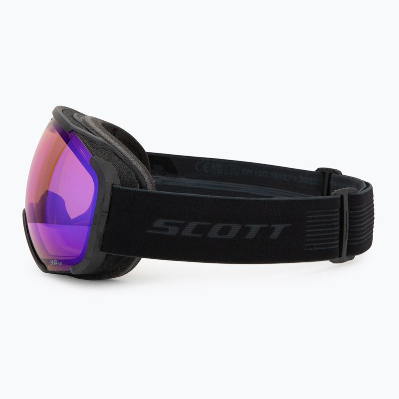 Lyžiarske okuliare SCOTT Faze II mineral black/amp illuminator blue chrome 4