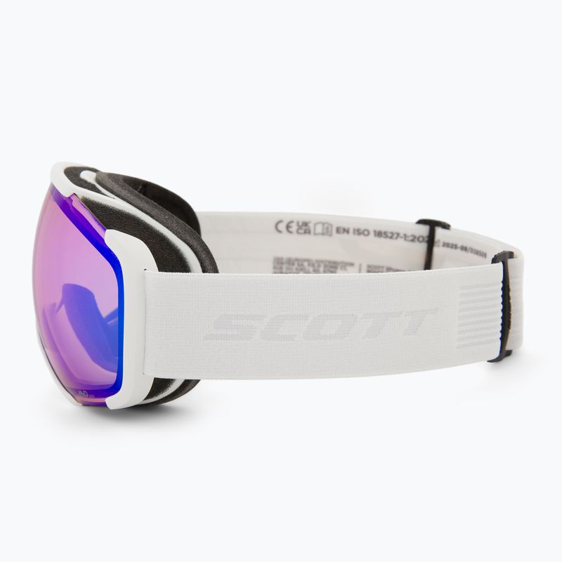 Lyžiarske okuliare SCOTT Faze II mineral white/amp illuminator blue chrome 4