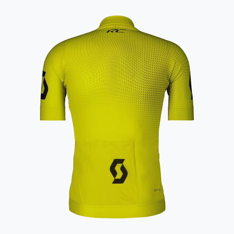 Pánsky cyklistický dres SCOTT RC Pro sulphur yellow/black 2