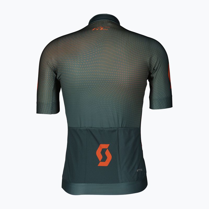 Pánsky cyklistický dres SCOTT RC Pro aruba green/braze orange 2
