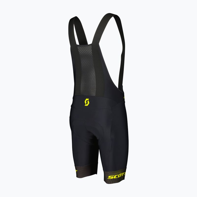 Pánske šortky SCOTT RC Pro +++ Bibshorts black/sulphur yellow 2