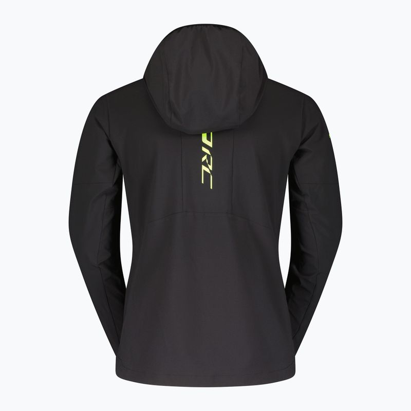 Pánska bežecká bunda SCOTT RC Run Warm čierna/žltá 2