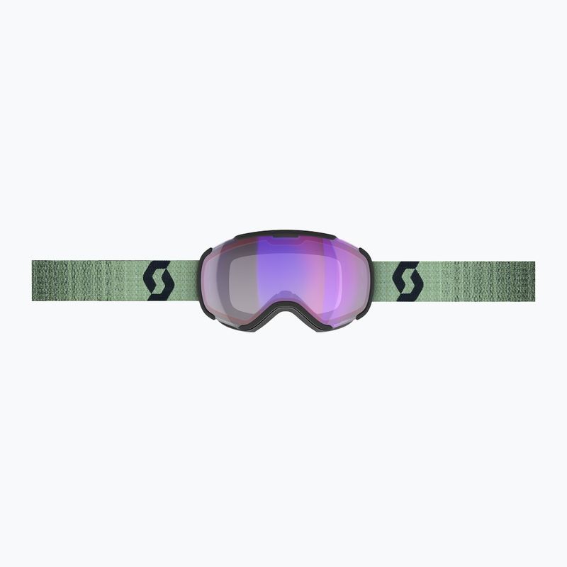 Lyžiarske okuliare SCOTT Faze II LS soft green/black/light sensitive blue chrome 2