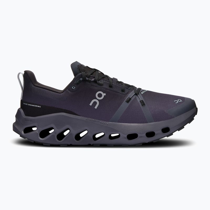 Pánska bežecká obuv On Cloudsurfer Trail Waterproof black/eclipse 9