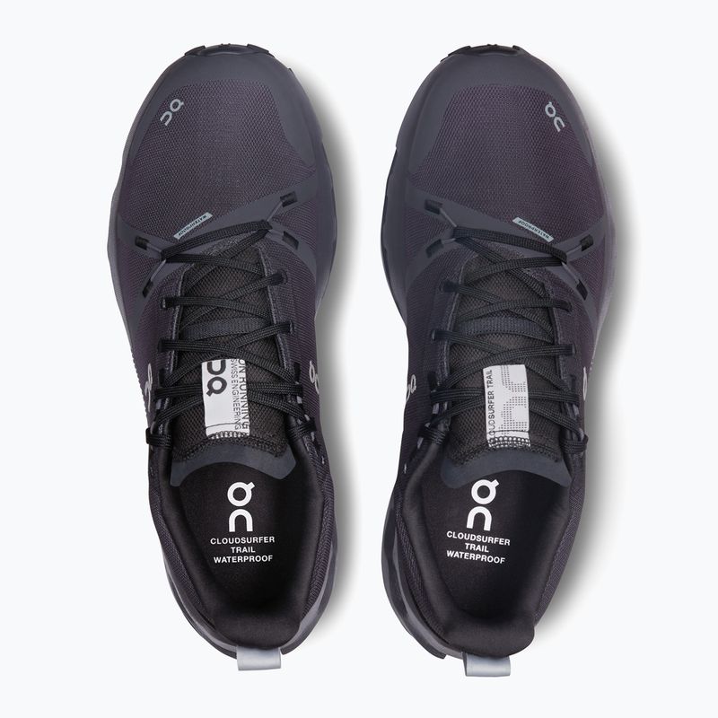 Pánska bežecká obuv On Cloudsurfer Trail Waterproof black/eclipse 12