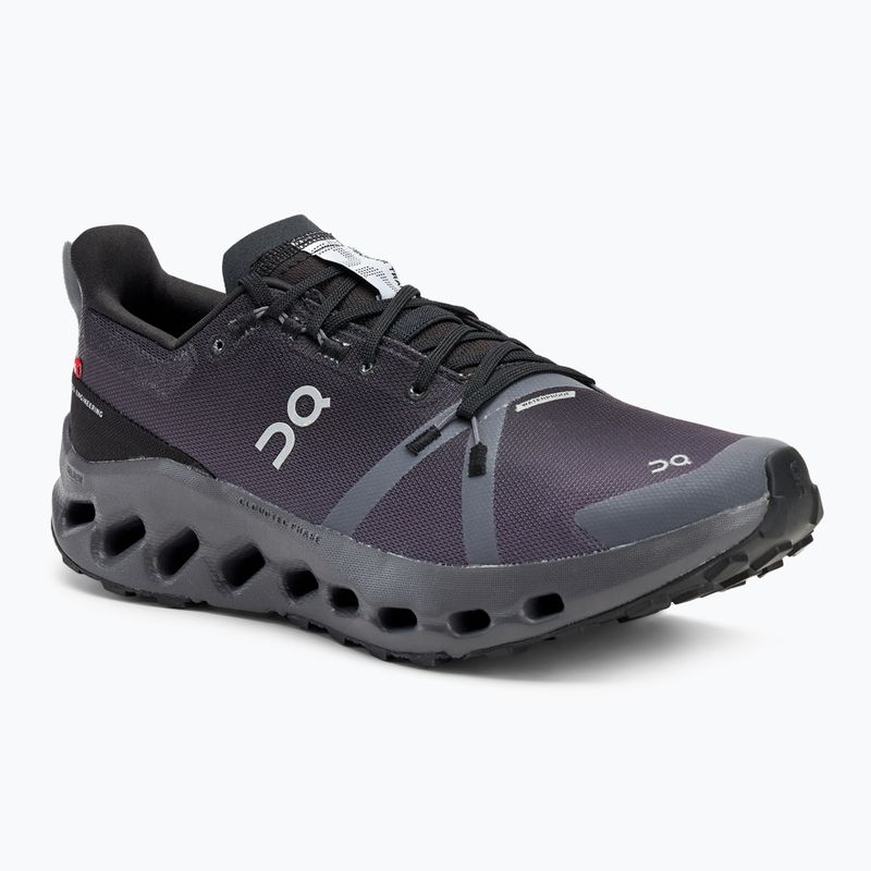 Pánska bežecká obuv On Running Cloudsurfer Trail Waterproof black/eclipse