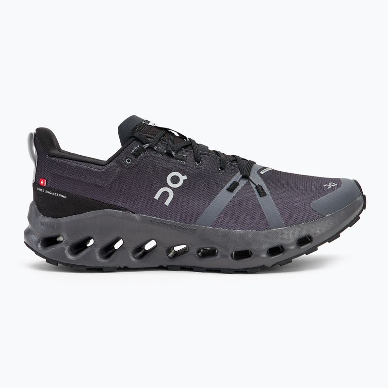 Pánska bežecká obuv On Running Cloudsurfer Trail Waterproof black/eclipse 2