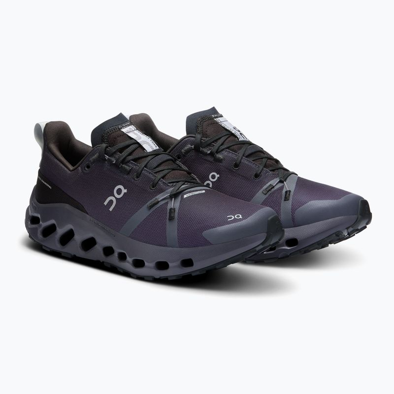Dámska bežecká obuv On Cloudsurfer Trail Waterproof black/eclipse 8