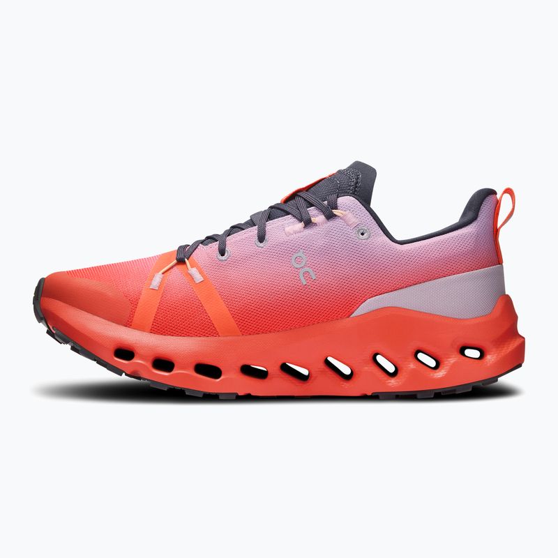 Dámska bežecká obuv On Cloudsurfer Trail Waterproof mauve/flame 10