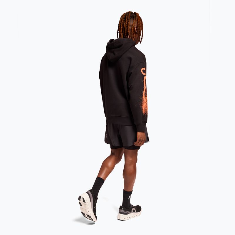 Pánska mikina On Running Club Hoodie Cloud čierna 3