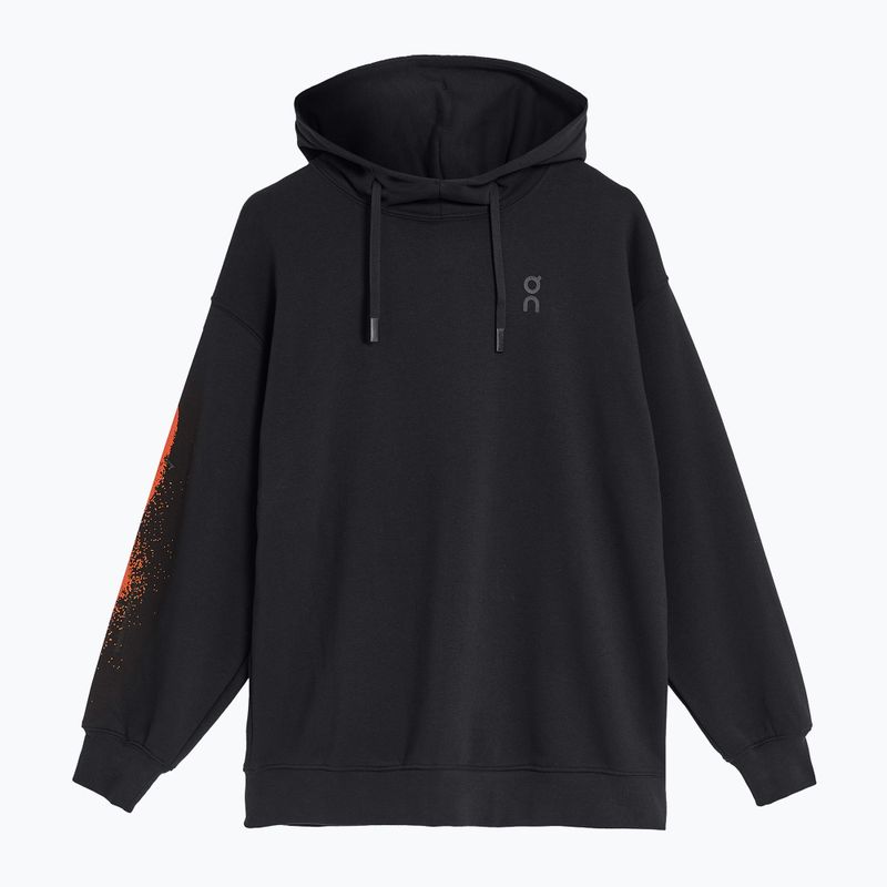 Pánska mikina On Running Club Hoodie Cloud čierna 7