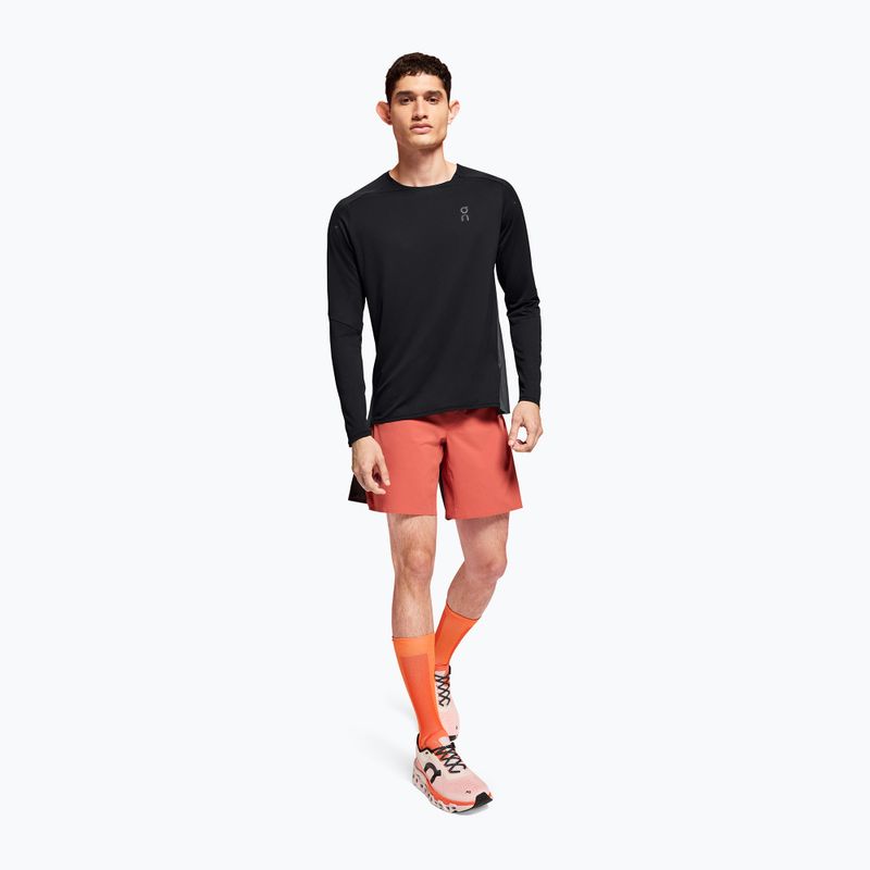 Pánske bežecké tričko On Performance Long-T black/eclipse 2