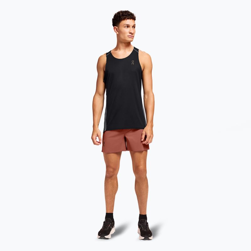 Pánske bežecké tielko tank top On Performance Tank black/eclipse 2