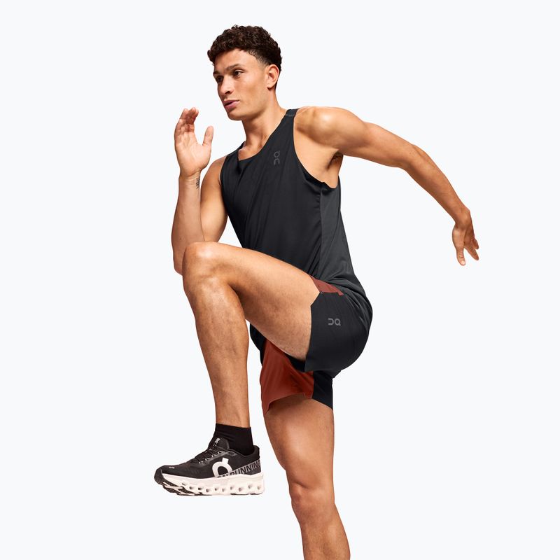 Pánske bežecké tielko tank top On Performance Tank black/eclipse 4
