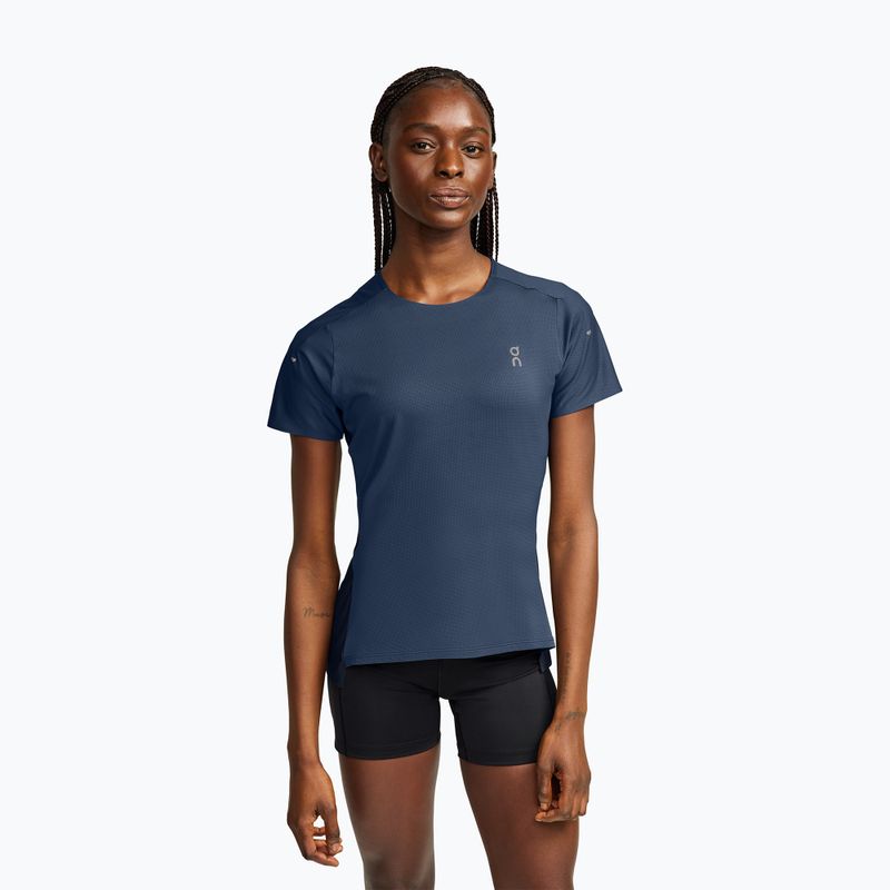 Dámske bežecké tričko On Performance-T denim/navy