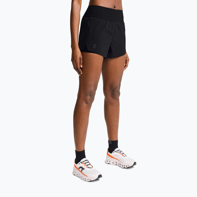 Dámske bežecké šortky On Running Running black