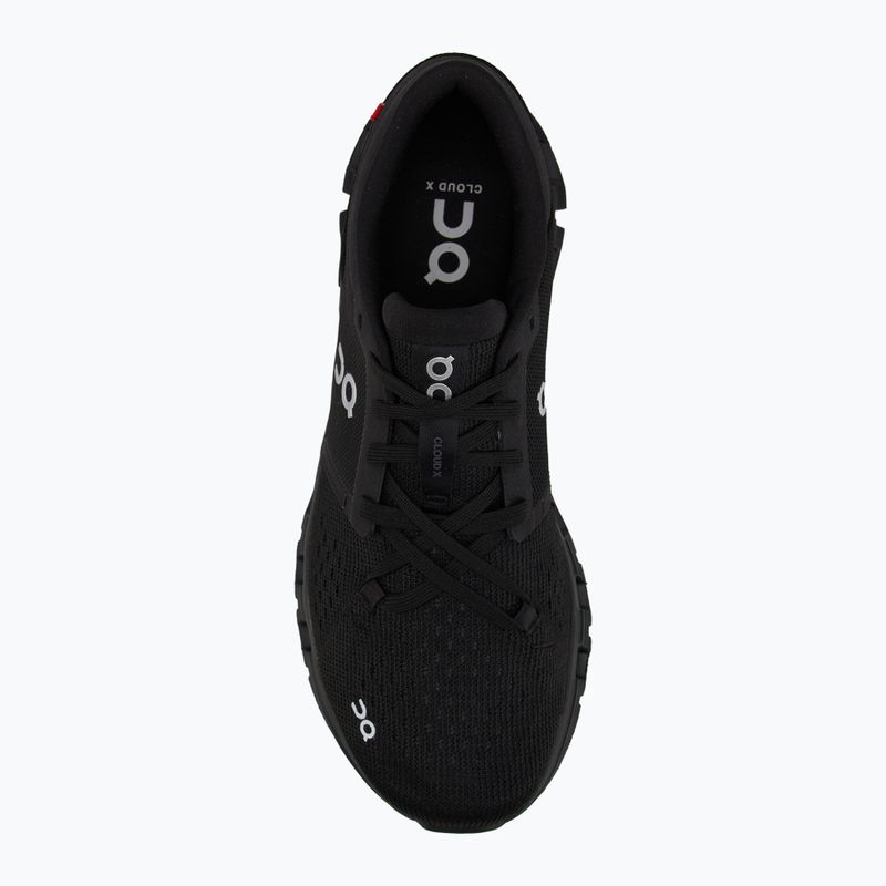 Pánske tréningové topánky On Cloud X 4 black/eclipse 5