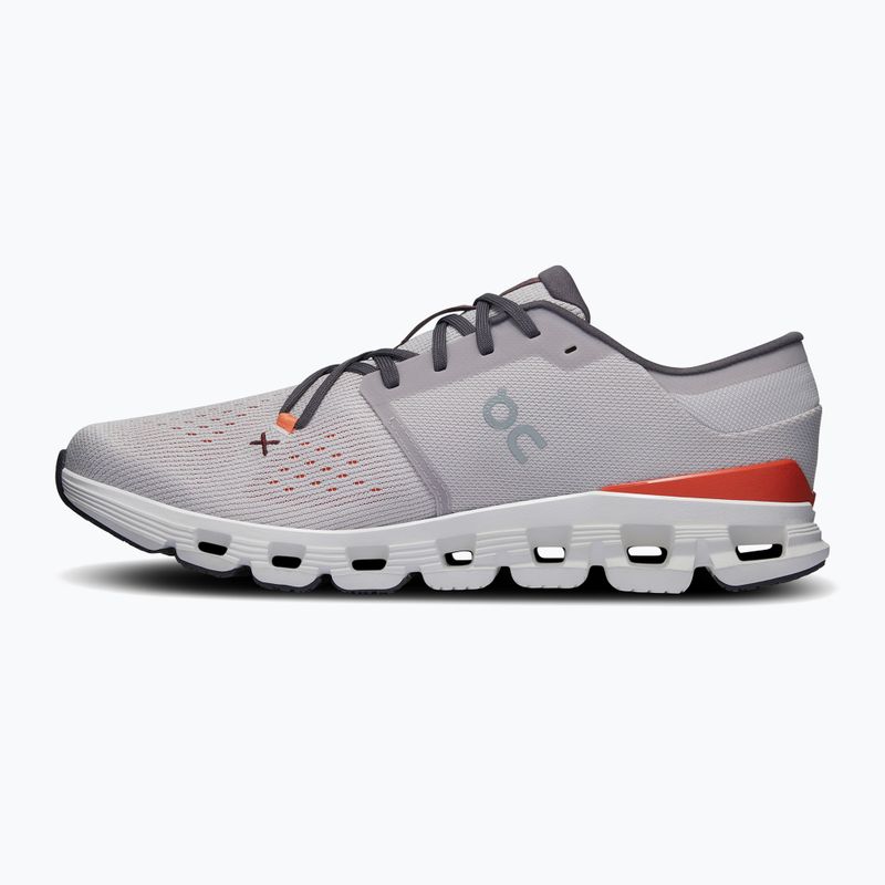 Pánska bežecká obuv On Cloud X 4 silver/flame 10
