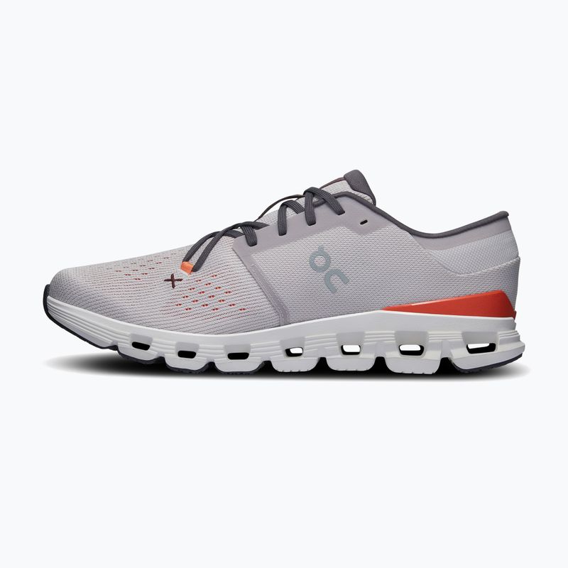Pánska bežecká obuv On Cloud X 4 silver/flame 11