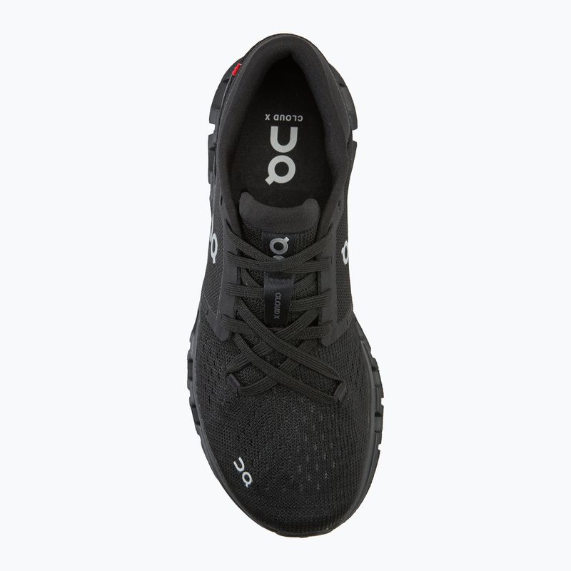 Dámske tréningové topánky On Cloud X 4 black/eclipse 5