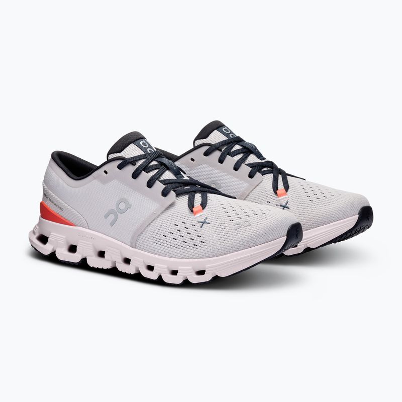 Dámska bežecká obuv On Cloud X 4 silver/flame 8
