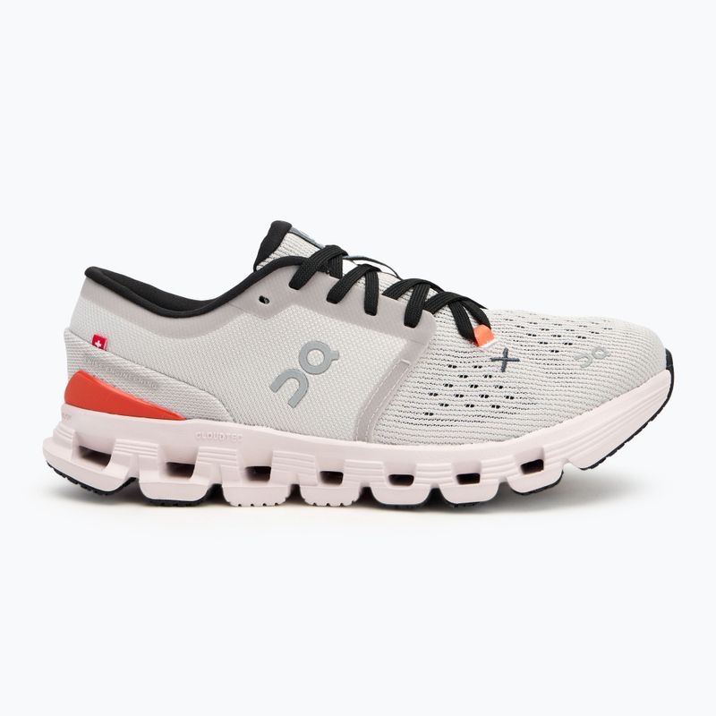 Dámska bežecká obuv On Cloud X 4 silver/flame 2