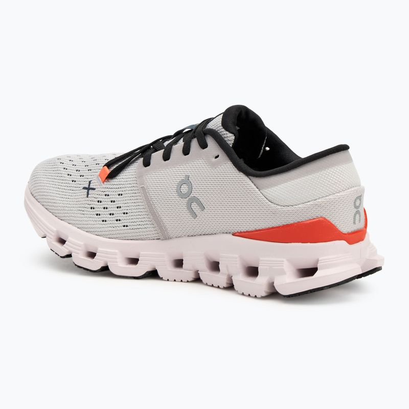 Dámska bežecká obuv On Cloud X 4 silver/flame 3